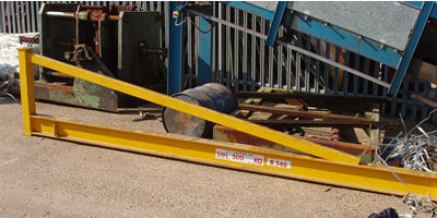 jib crane dismantled