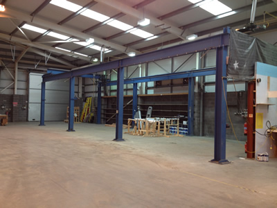 crane support steelwork