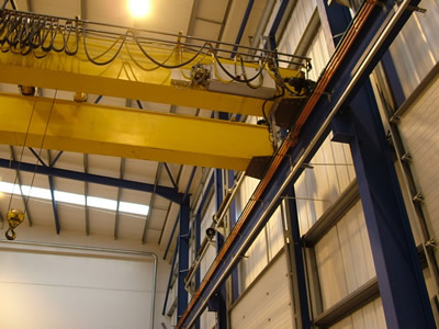 Twin box beam crane