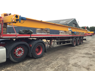 demag single girder crane. 3.2t SWL