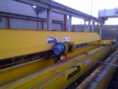 Morris 400 series rail crane